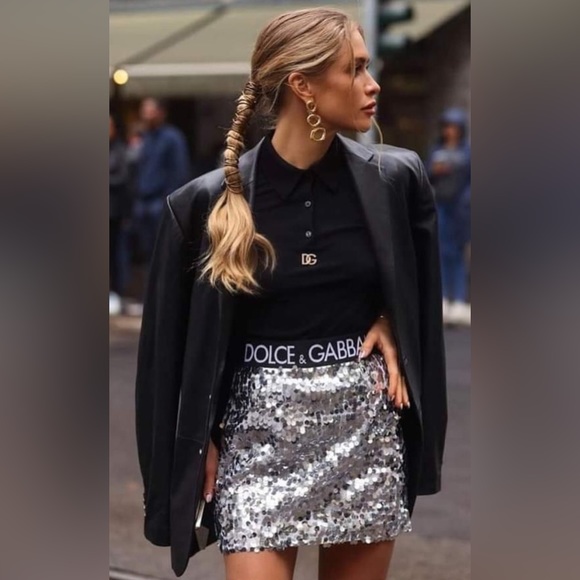 ShiMmEriNg SilVer MetAllic fl0rAl miNi - Picture 7 of 7